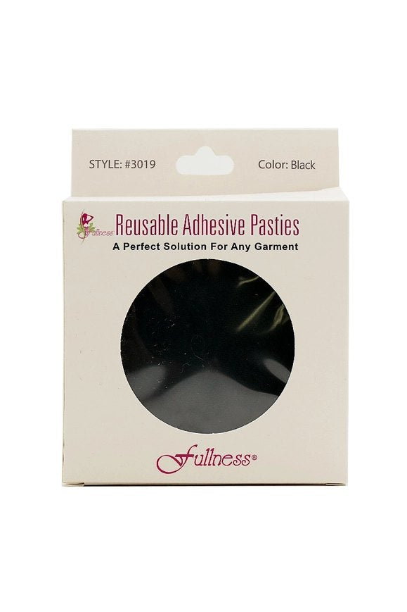 Reusable Adhesive Pasties Black or Nude