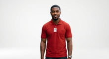Men's Classic Rust Red Short-Sleeve Polo Shirt Available in Size 2X