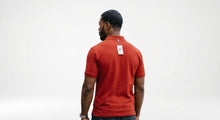 Men's Classic Rust Red Short-Sleeve Polo Shirt Available in Size 2X
