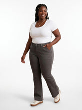 Casual Bootcut Pants with Front Pockets Available in Size 14