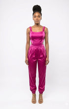 Fuchsia Satin Romper Available Sizes S-L