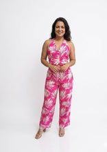 The Tropical Escape Halter & Wide-Leg Set Available in Size S