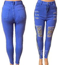 Yellow Ripped Denim Jeans Lots of Stretch Available in Sizes S-2X