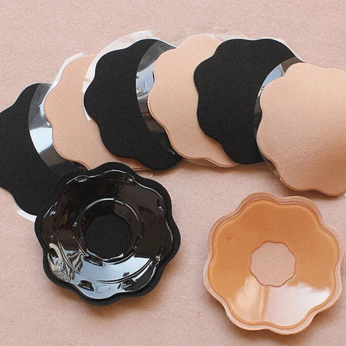 Reusable Adhesive Pasties Black or Nude