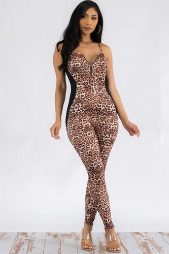 Cheetah Print Romper Available in Size M (Lots of Stretch)