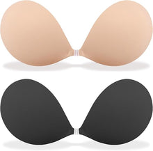 Adhesive Bra Invisible Sticky Strapless Push up Backless Reusable Size B