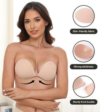 Adhesive Bra Invisible Sticky Strapless Push up Backless Reusable Size B