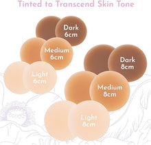 Nipple Covers (6 cm) Sweat Proof 100% Silicone Adhesive Breast Pasties