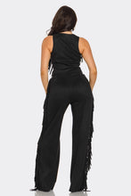 Two-Piece Suede Western Vest & Pants Set Available in Sizes 1X-3X