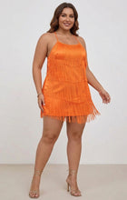 Plus Size Tiered Fringe Mini Dress Available in Size 3X
