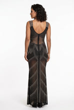 Sliver & Black Evening Gown Available in Size M