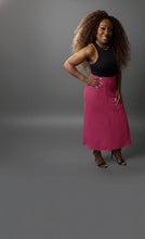 Fuchsia Long Skirt Available in Size L (Lots of Stretch)