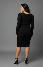 Black Knit Sweater Dress Available in Size 2X