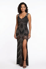 Sliver & Black Evening Gown Available in Size M