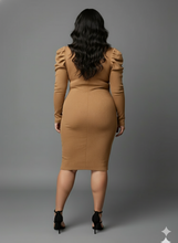 Tan Knit Sweater Dress Available in Size 2X