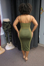 Olive Contour Midi Avaiable in size M Lots of stretch