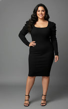 Black Knit Sweater Dress Available in Size 2X