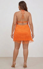 Plus Size Tiered Fringe Mini Dress Available in Size 3X