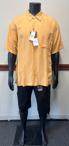 Orange Polo Style Dress Shirt Available in Size 2X