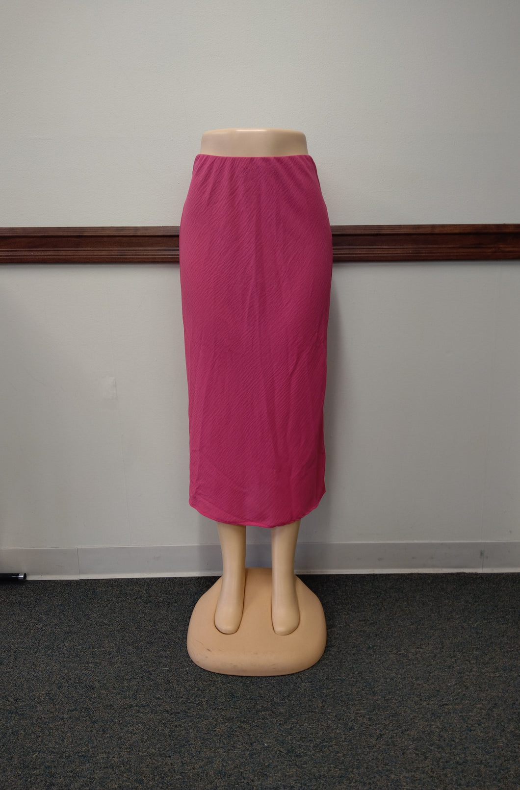 Fuchsia Long Skirt Available in Sizes M-L (Lots of Stretch)