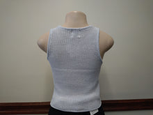 Grey Sleeveless Knit Tank Top Available in Sizes M-L