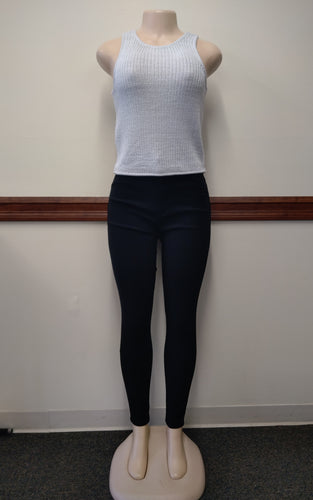 Grey Sleeveless Knit Tank Top Available in Size M