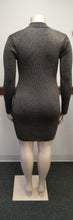 Gold & Black Glitter Sweater Dress (Lots of Stretch) Available in Plus Sizes 1X-3X