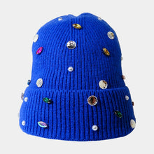 Pearl & Jewel Embellished Knit Beanie Hats