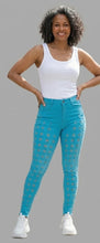 Turquoise Ripped Jeans Lots of Stretch Available in Sizes M-XL