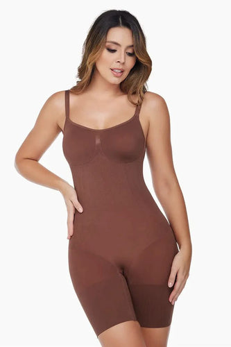 Brown Full Body Shaper Comfort Evolution Available in Sizes XL/2X