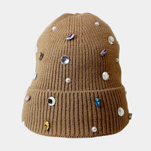 Pearl & Jewel Embellished Knit Beanie Hats