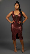 Red & Black Out on The Town Elegant Dress Available in Size M