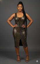 Gold & Black Out on The Town Elegant Dress Available in Size S