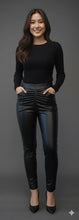 Black Faux Leather Pants Available in Sizes XS-S