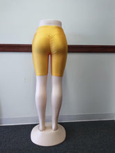 Mustard Biker Shorts Lots of Stretch Available Size S