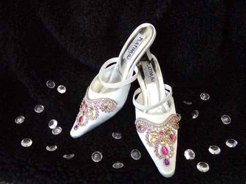 Lavishing Grey low heel Sizes 7.5 Available