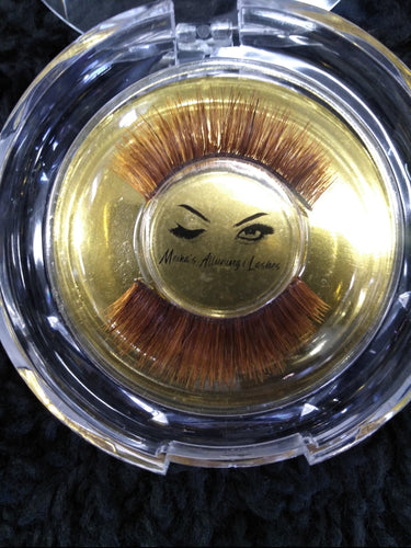 Meika's Alluring i Lashes Human Hair Strip Eyelashes (Light Brown)