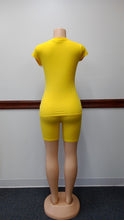 Yellow 2 pc short set Available in Sizes S-L LOTS OF STRETCH