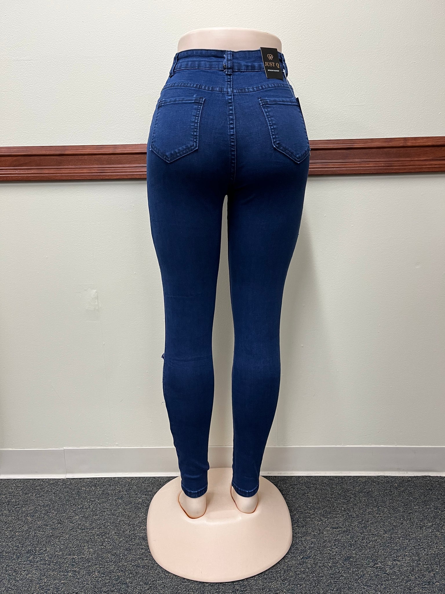 Vaak gesproken huren Bacteriën Dark Blue fishnet jeans Available in Sizes S-XL – Meika's Boutique N More  LLC