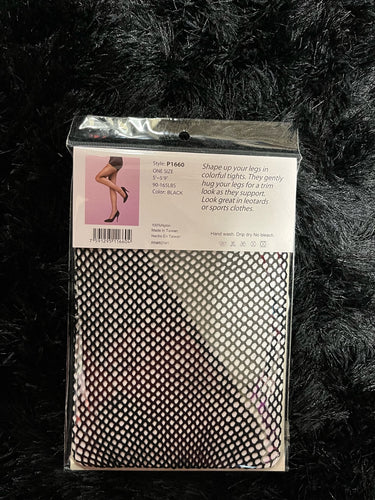 Black Fishnets Stockings Available in One size fits & Queen
