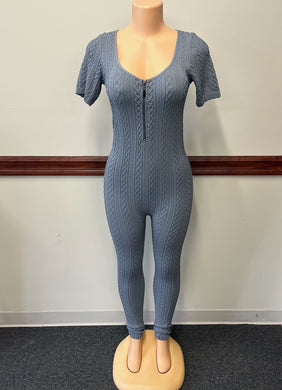 Gray Romper Lots of stretch Available in Sizes S/M L/XL LOTS OF STRETCH
