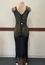 Gold & Black Evening Gown Available in Sizes S-L