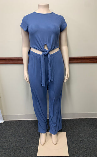 Sky Blue 2 Pc Set Available in sizes 3X