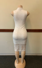 White Lace Stretch Dress Available in Size S & L